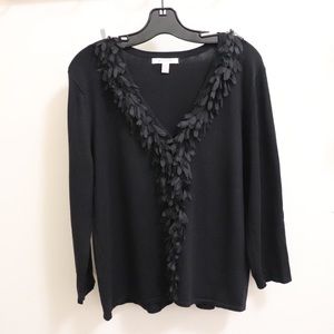 JM collection black cardigan